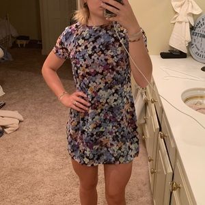 floral shift dress
